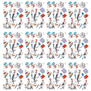 EUREKA® Cat In The Hat Characters Window Clings (Set of 12)