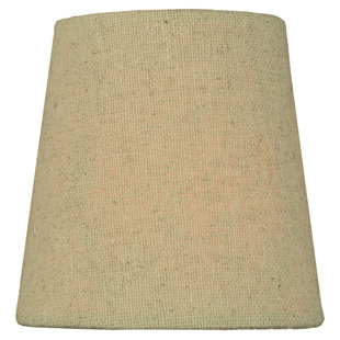 HOME CONCEPT INC 4" H x 4" W Linen Empire Candelabra Shade ( Clip On ) in Sand