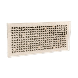 ZENTIQUE " Gold Black Stone Wall Art "