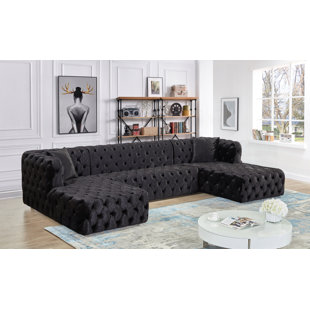 MERIDIAN FURNITURE USA Coco Upholstered Sectional
