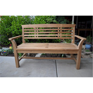 SKYLINE DECOR Uchiha Teak Outdoor Bench