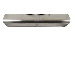 HomeCraft 30" 250 Cubic Feet Per Minute Convertible Under Cabinet Range Hood