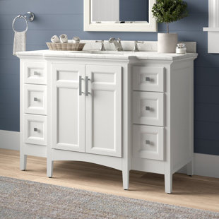 ARI KITCHEN & BATH Luz 48" Single Bathroom Vanity Set