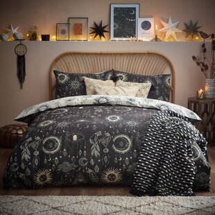 FURN. Cotton Blend, Polyester Abstract Duvet Cover Set with Pillowcases