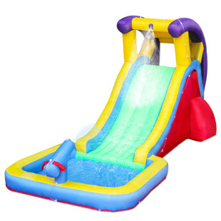 BESTPARTY 5.2' x 15.7' Inflatable Silde