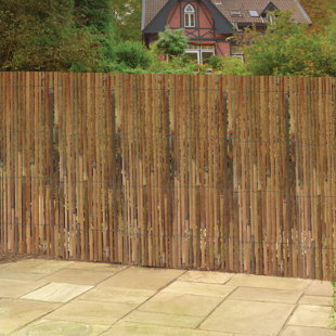 WORLD SOURCE PARTNERS 60'' H x 156'' W Natural Bamboo Fencing