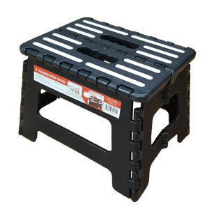 WFX UTILITY™ Peerless 1 - Step Plastic Lightweight Folding Step Stool