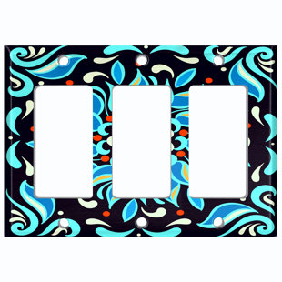 WORLDACC 3-Gang Rocker Wall Plate