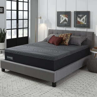 ComforPedic From Beautyrest 14'' Medium Charcoal Infused Gel Memory Foam Mattress