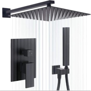 SUNNY HOUSE 12" Rain Shower Head Systems Wall Mounted Shower