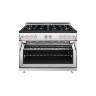 Forza 48" 7.8 Cubic Feet Smart Gas Free Standing Range with 8 Burners