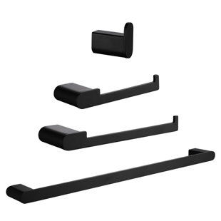 SHAMANDA 4 - Piece Bathroom Hardware Set