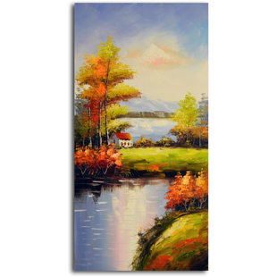 OMAX DECOR " Peaceful Solitude " Painting Print