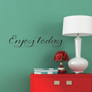 BELVEDERE DESIGNS LLC Enjoy Today Wall Quotes™ Decal