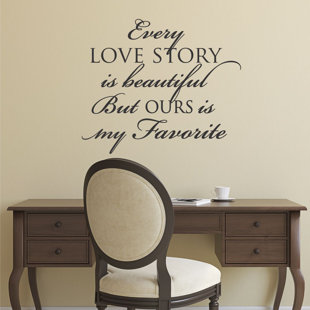 BELVEDERE DESIGNS LLC Every Love Story Wall Quotes™ Decal