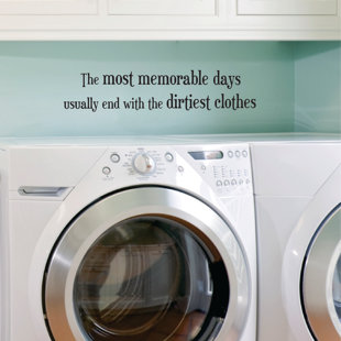BELVEDERE DESIGNS LLC Dirtiest Clothes Wall Quotes™ Decal