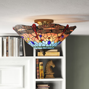 LARK MANOR Dnkirk Semi Flush Mount