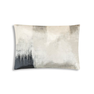 CLOUD9 DESIGN Abstract Feather Reversible Throw Pillow