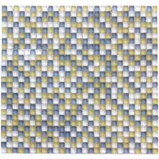 SOLISTONE Atlantis 0.4" x 0.4" Glass Grid Mosaic Wall & Floor Tile