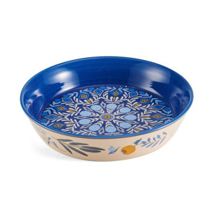 FITZ AND FLOYD Madeline 10-Inch Stoneware Pie Baking Dish