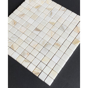 ES STONE 1" x 1" Marble Grid Mosaic Wall and Floor Tile
