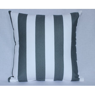 AUBURN TEXTILE Stripes Cotton Throw Pillow