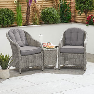 MISTANA Morisseau 2 Seater Bistro Set with Cushions