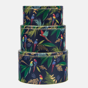 Sbai Sbai Sara Miller 6 Piece Steel Non-Stick Round Cake Tin Set