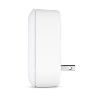 GLOBE ELECTRIC COMPANY Wi-Fi Smart White Ambient Night Light With Motion Detection, No Hub Required, Voice Activated