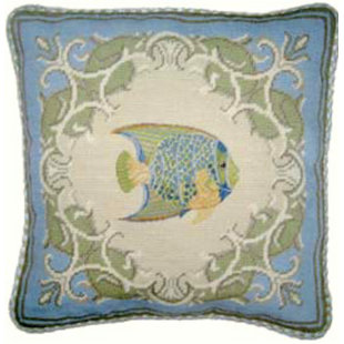 HKH INTERNATIONAL Embroidered Throw Pillow