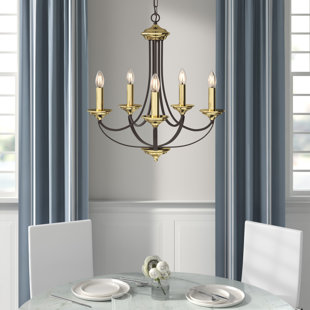 LARK MANOR Limeuil 5-Light Candle Style Chandelier