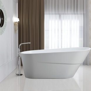 VANITY ART 67" x 31" Freestanding Soaking Bathtub