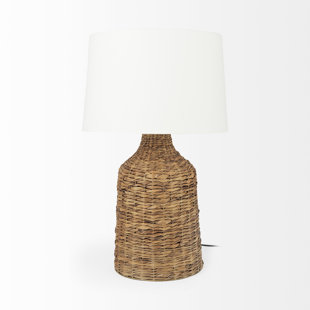 HOMEROOTS Wood Table Lamp