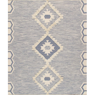 PASARGAD Santa Fe Hand Knotted Wool Southwestern Rug
