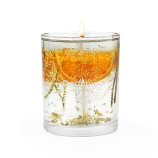 DAROMA Jar Candle For Home Scented Orange Scented Jar Candle