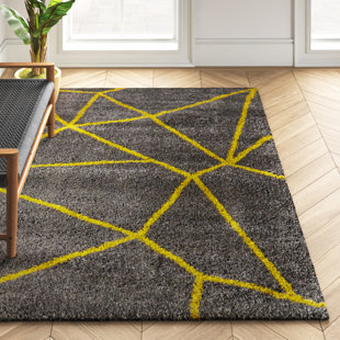 ZIPCODE DESIGN Royal Nomadic area rug Machine Woven Rectangle Grey/Yellow