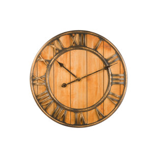 BYRON ANTHONY HOME Wood Wall Clock