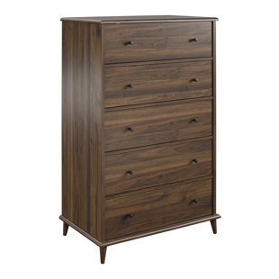 UNION RUSTIC Nikhil 5 Drawer 80.2Cm W Chest of Drawers