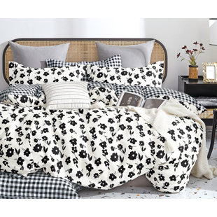 SAY YES BEDDING Hepburn Cotton Channel Floral Comforter Set