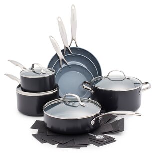 GreenPan Valencia Pro 11 Pieces Hard-Anodized Aluminum Non Stick Cookware Set