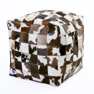 BEST HOME FASHION, INC. Leather Pouf