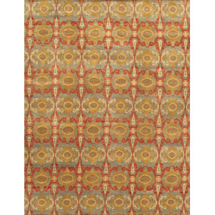 PASARGAD Hand Knotted Wool Ikat Rug