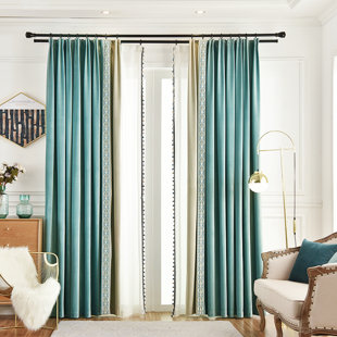 VISIONARY HOME Mira Velvet Room Darkening Pair (Set of 2)