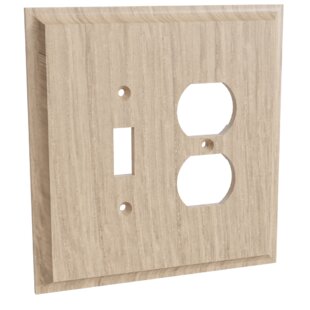 DESIGNS OF DISTINCTION® FURNITURE FINDINGS 4 Gang Duplex Outlet Combination Wall Plate