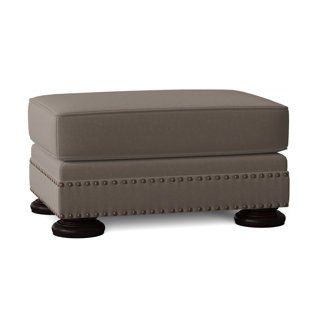 BERNHARDT Foster Leather Ottoman