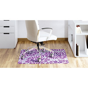 DEFLECT-O CORPORATION Rectangular Chair Mat with Straight Edge for Firm Surfaces