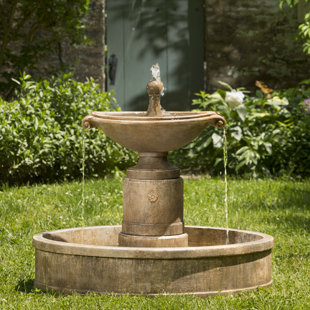 CAMPANIA INTERNATIONAL Borghese Cast Stone Fountain