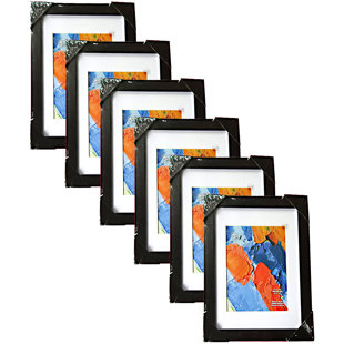 KIERA GRACE Picture Frame - Set of 6 with Mat