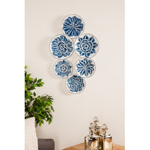 DAKOTA FIELDS Boho Plants & Flowers Wall Decor on Metal