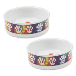 DESIGN IMPORTS Anti-Skid Pet Bowl (Set of 2)